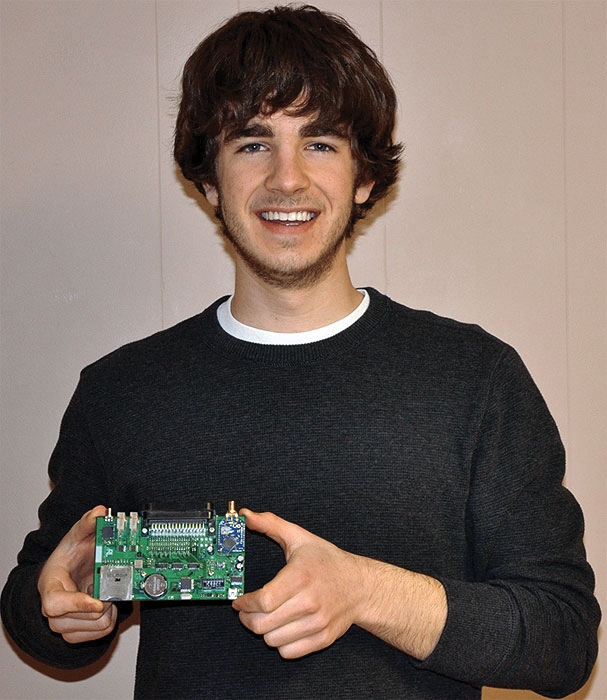 Ryan and the DAQPac board.