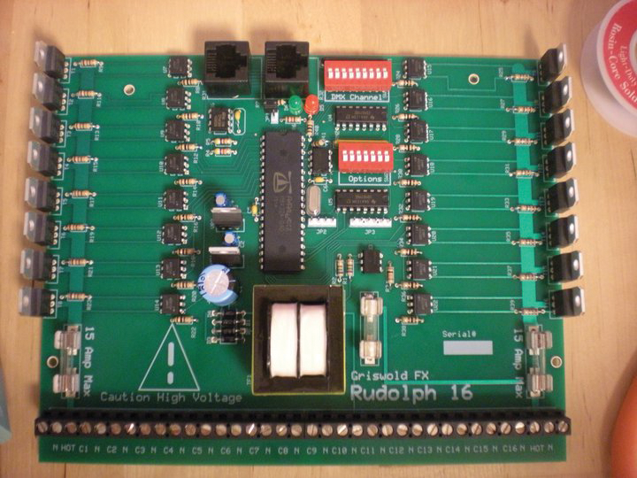 The Grizwold FX Rudoph 16 Control Board