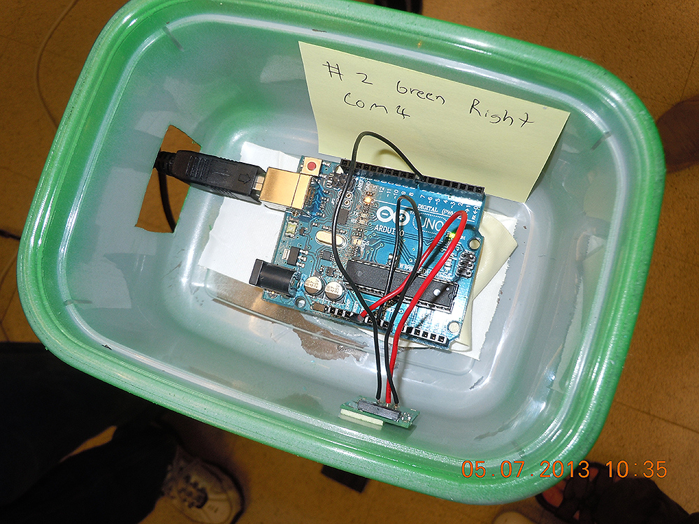 Arduino circuit.
