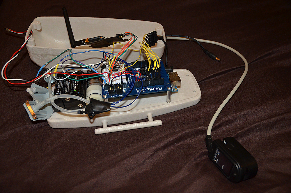 Internal workings of the Triabot.
